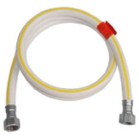 Шланг газовий білий L=2500 1/2 BB 5 шт