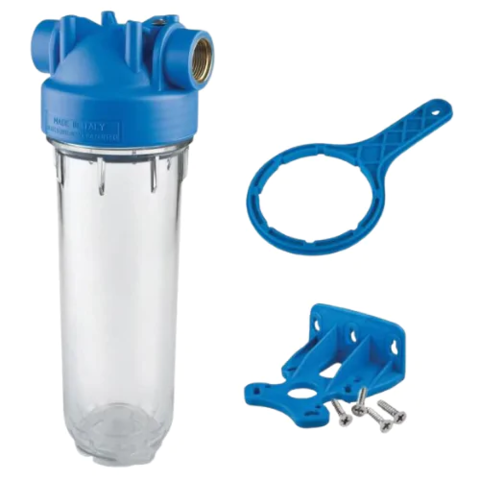 RA1280501  Фільтр-колба  DP MONO  TS -  1/2" OT (латунь)  10"  45°C  8 bar  KIT  Atlas Filt