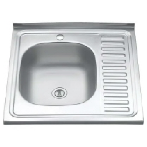 Мийки KRAFT К60*50*160 Ліва (0,6mm) Накладна. Квад.