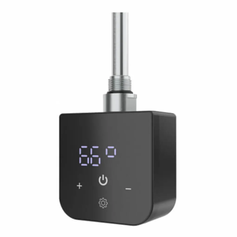 Тен для рушникосушки Onlyheat Onyx Black  0,6 кВт 1/2"  з трійником 53,5 см (1/24 шт)