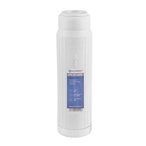 EUROPRODUCT EPV-07-2510 Картридж з іонообмінною смолою 2,5"х10" (25 шт/ящ)