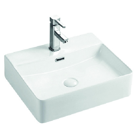 MIXXUS PREMIUM QUADRO-0201 Умивальник накладний керамічний з переливом 500x420x120mm (1 шт/ящ)