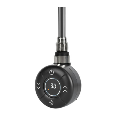Тен до рушникосушки Onlyheat Amber Black Matte 0,9 кВт 1/2"  76 см (6/24 шт)
