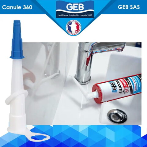 GEB SAS 131402 Насадка для тюбіка поворотна 360° (5 шт.) GEB