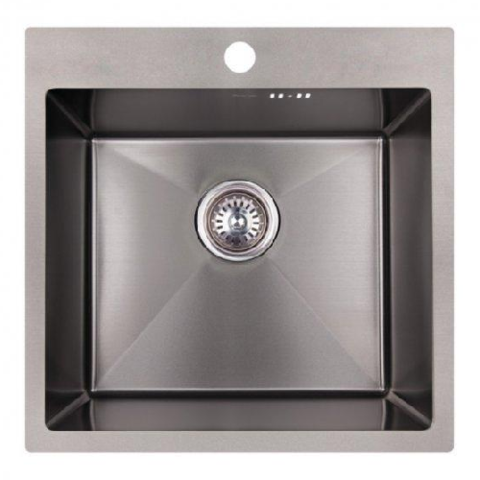 KRAFT Мийка Handmade HS 5050 500*500*230 SATIN + Змішува 5022 корзина