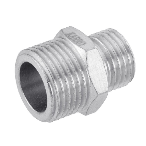 NOLF NFC.N0610-N-1"x1/2" Ніпель редукційний НІКЕЛЬОВАНИЙ (120 шт/ящ)
