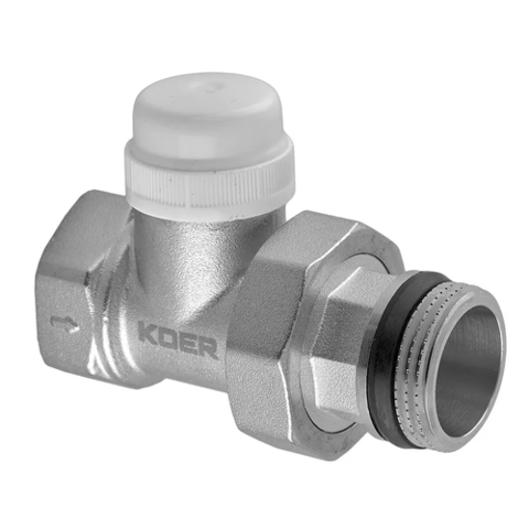 KOER KR.923-Gi - 1" Кран термостатичний "антипротікання" прямий (40 шт/ящ, 4шт/уп)