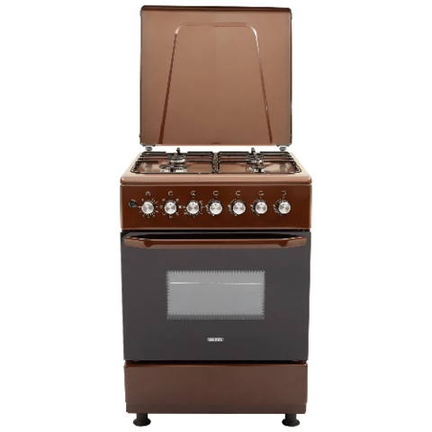 Газова + Електрика Плита з духовкою ELEYUS COMBO 6007 EF BR (коричнева)