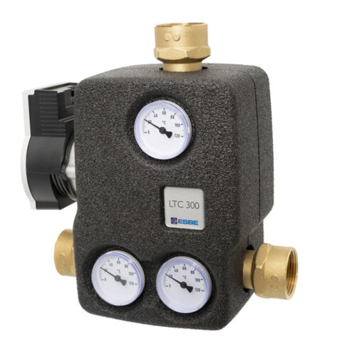 LADOMAT Термокран з насосом ESBE LTC361 G1 1/2" 105 кВт, Т= 65°С Енергозберігаючі циркуляційні насос