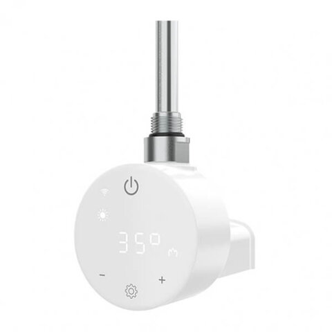 Тен для рушникосушки Pro Onlyheat Ivory White  0,6 кВт 1/2"з трійник/ПРИХ МОНТ/зємний тен (8/32)