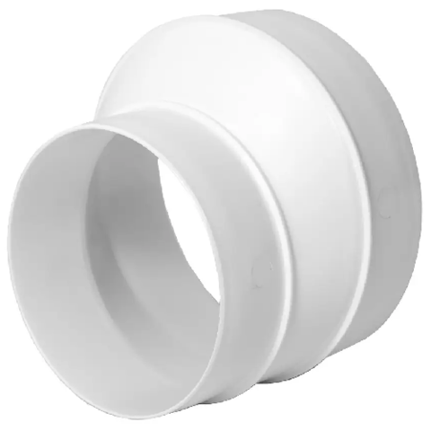 EUROPLAST Перехідник AP125-100 пластиковий, O125-100mm (6шт)