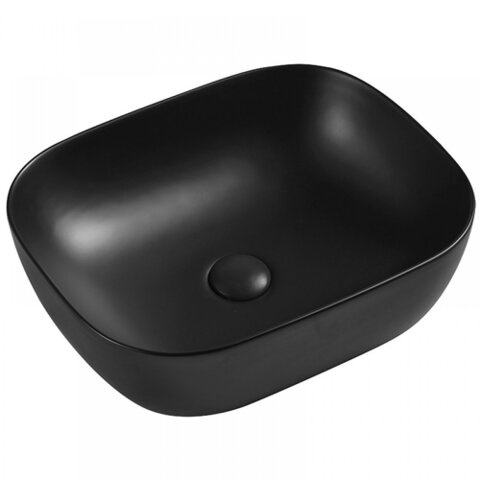 MIXXUS PREMIUM DIVERSE-0101 BLACK Умивальник накладний керамічний 490x395x150mm(Кол.чорний)(1 шт/ящ)