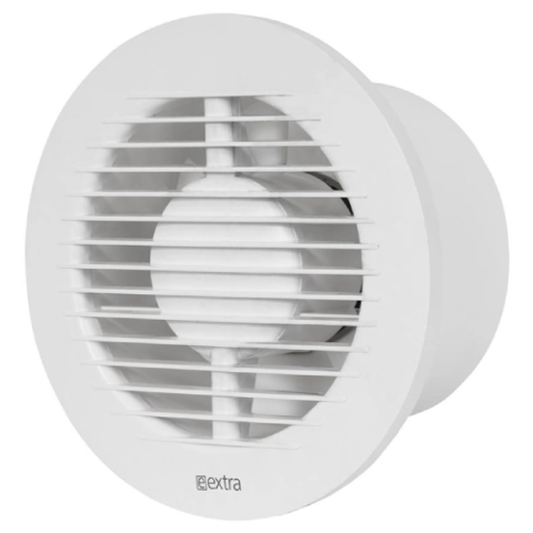 EUROPLAST EA125T E-EXTRA, Електровентилятор 125mm з кульковим підшипником, таймером