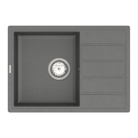 Мийка гранітна VANKOR EASY EMP 02.62 Сірий (Gray)