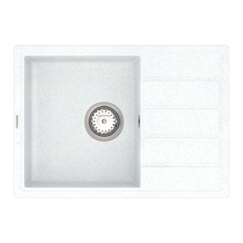 Мийка гранітна VANKOR EASY EMP 02.62 Білий (White)