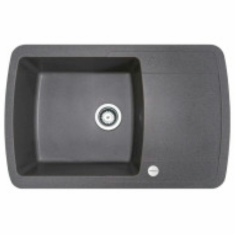 INOVITA OPTIMAKS 775х495х200 Сірий - 04 Мийка кухонна гранітна (Без сифона)