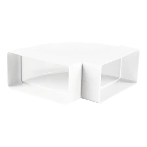 EUROPLAST Коліно KLH горизонтальне пластикове, 110x55mm, 90°