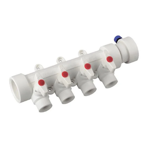 KOER K0171.PRO - 40x20 PPR Колектор 4-way з кульовими кранами (1 шт)