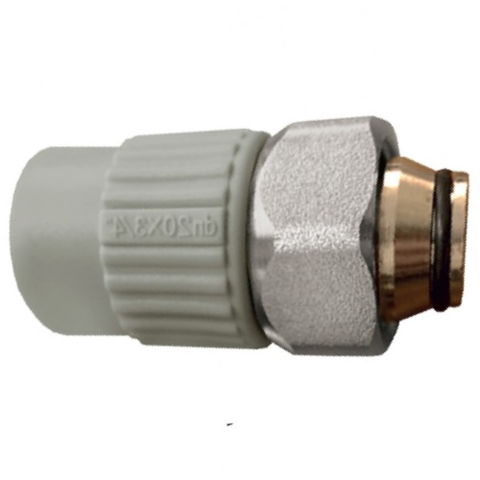 KOER K0240.PRO - 20x3/4 PPR Муфта з євроконусом та накидною гайкою (210 шт/ящ)