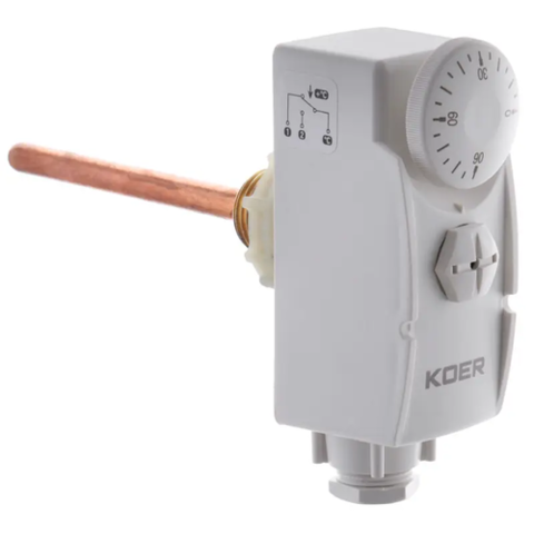 KOER KR.1350 Термостат механічний занурювальний (0…+90*C)