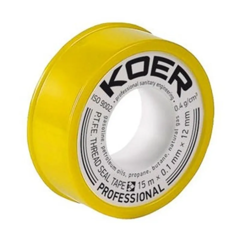 KOER ST-02 (ФУМ стрічка) 15M*0.1mm*12mm GAS (1000 шт/ящ)