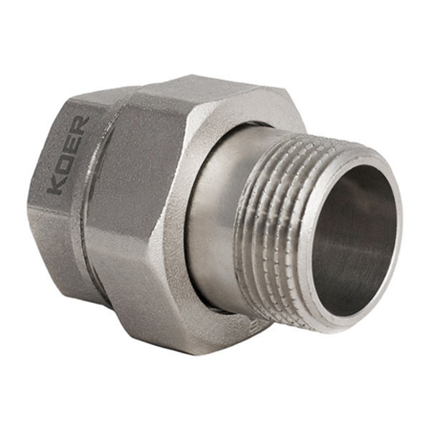 KOER KR.341 - 1 1/4" Згін американка прямий (48 шт/ящ, 12шт/уп)