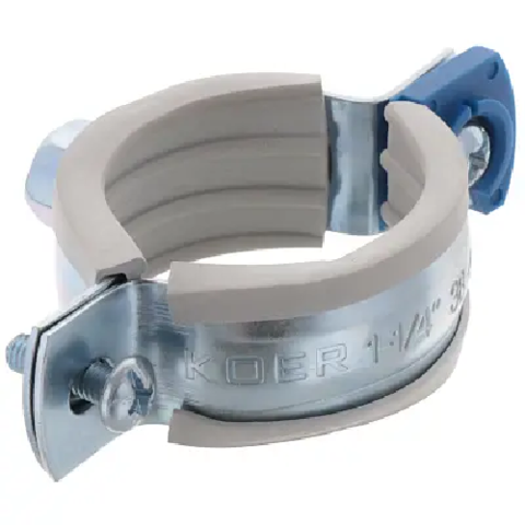 KOER KCB.10.G 1/2" (20-25) Хомут трубний оцинкований Сірий (180 шт)