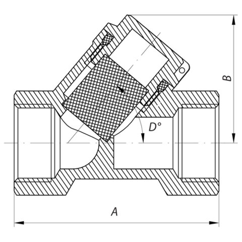 KOER KR.F01 - 2" Фільтр грубої очистки (8 шт/ящ, 2шт/уп)