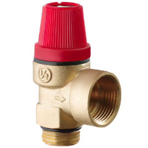 KOER KR.1261 - 1/2"х3/4"  (3 бар) Клапан запобіжний ВЗ