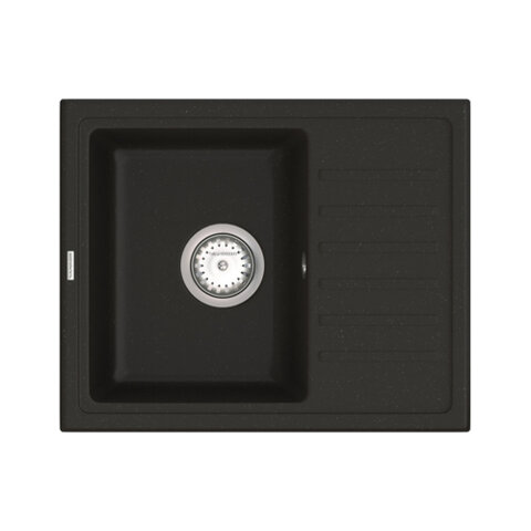 Мийка Vankor Lira  LMP 02.55 чорн.(black) Квадратна мала. 55*450*170