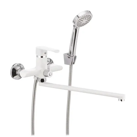 MIXXUS COLORADO- 006 EURO WHITE (Білий)Ванна довгий гусак