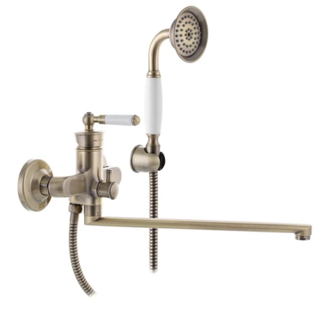 MIXXUS PREMIUM VINTAGE BRONZE 006 EURO Змішувач для ванни ( бронза