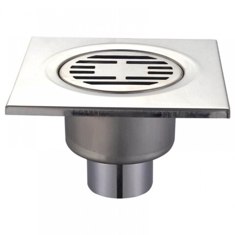 MIXXUS DRAIN - 03-15x15 - 180 Душовий трап із нержавіючої сталі SUS304 (прямий відвід)