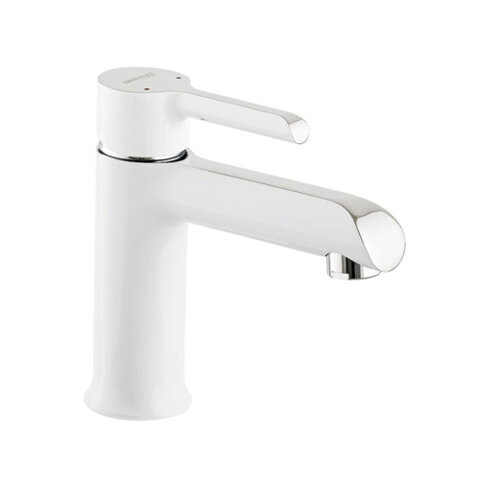 MIXXUS PREMIUM EDEM 001 (WHITE) Змішувач для умиваль. Білий + НІкель.