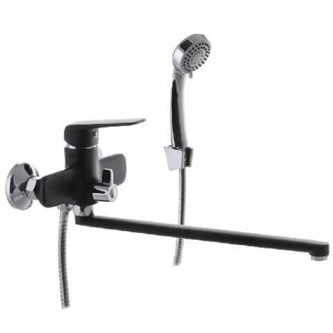 MIXXUS OREGON 006 EURO Чорний Змішувач для ванни