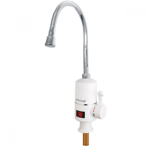 MIXXUS Electra 110-EF Водонагрівач 3 kW проточний, З ІНД.ТЕМП., РЕФЛ.вилив.,на мийку