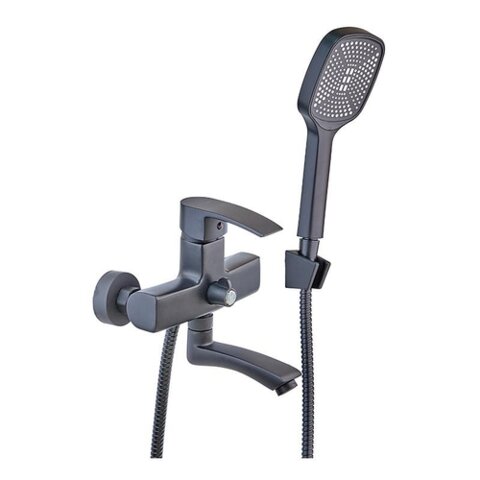 MIXXUS MAGNUM 009 (EURO) BLACK Змішувач для Ванни короткий гусак