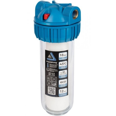 AQUASTRONG MP 10-3P 1/2" (MP-10312) (12шт)  Колба (кріплення, ключ, картридж поліпропиленов