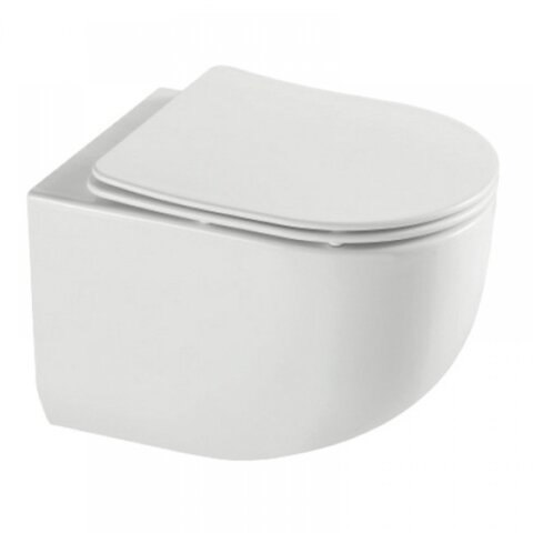 MIXXUS PREMIUM ELLIPSE-0302-T3 Унітаз підвісний 495x360x370mm, система змиву TORNADO 3.0 (1 шт/ящ)