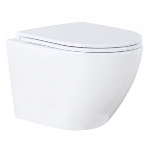 MIXXUS PREMIUM ELLIPSE-0303-R Унітаз підвісний 520x365x360mm, система змиву RIMLESS (1 шт/ящ)