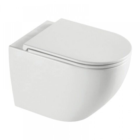 MIXXUS PREMIUM ELLIPSE-0303-T3 Унітаз підвісний 520x365x360mm, система змиву TORNADO 3.0 (1 шт/ящ)