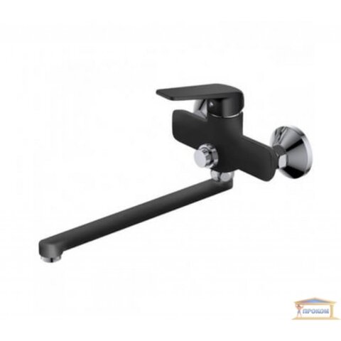 MIXXUS OREGON- 006  BUTTON  BLACK Ванна довгий гусак чорний(10шт./ящ)