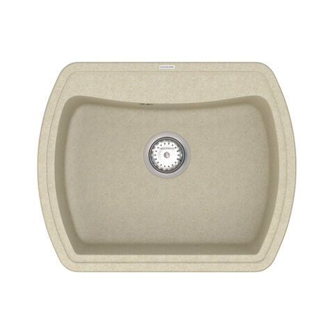 Мийка Vankor Norton NMP 01. 63 беж.(beige) Овальна