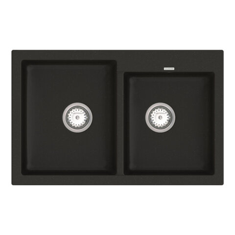 Мийка Vankor ORMAN OMP 05.80 чорн.(black) подвійна