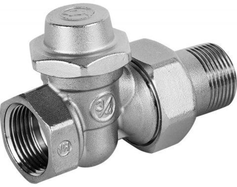 Giacomini R15 X034 Кран зворотній на колектор прямий 3\4