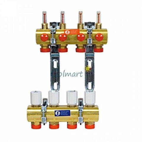 Giacomini R553FY050 Розподільник 10 Розходомірами Проста Різьба 3/4
