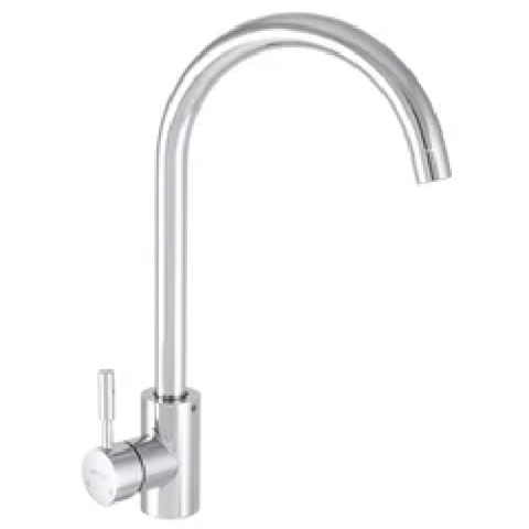 MIXXUS SUS- 011-B CHROME Змішувач для умивальника з нерж. SUS 304(цв. білий.10 шт./ящ)
