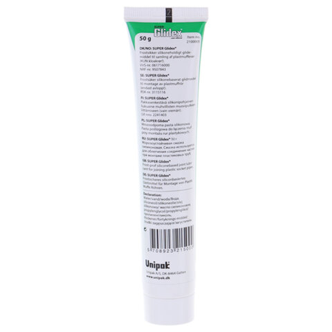 UNIPAK Super Glidex 50г. в тюб.-Мастильна суміш на осн. силікону для складання каналіз. (72 шт/ящ)
