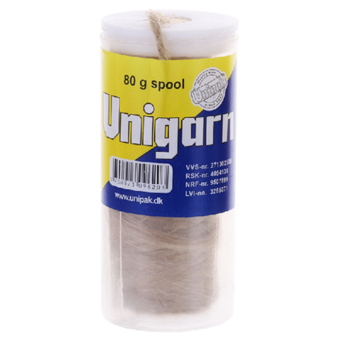 UNIPAK Льон 80 г. ПАКЛЯ Котушка в контейн.