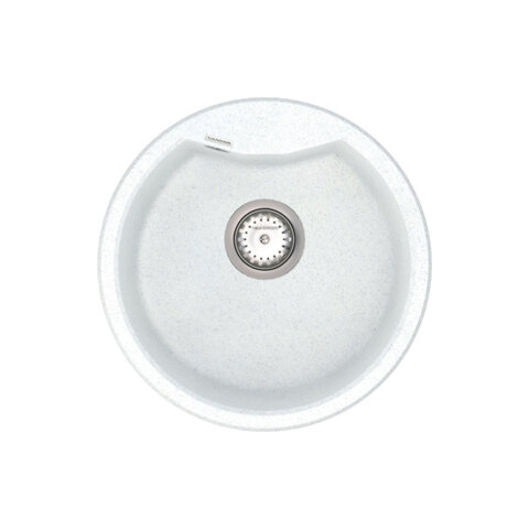 Мийка Vankor Vena VMR 01.48 Біла.(White) Кругла